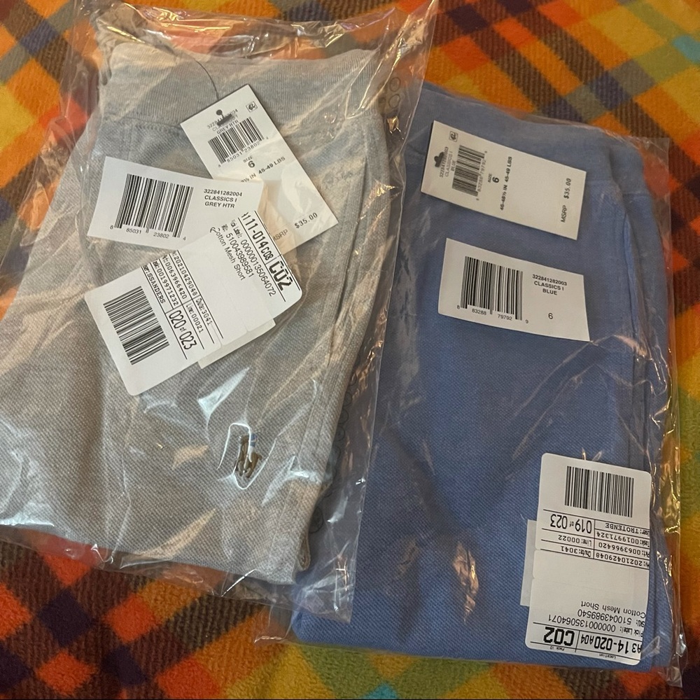 2 pair of new Polo size 6 boys shorts